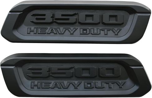 2Pack جديد 3500 شعار ثقيل الجهة اليسرى شارات ثلاثية الأبعاد بديل أسود للغطاء 3500 (كروم) in Kuwait