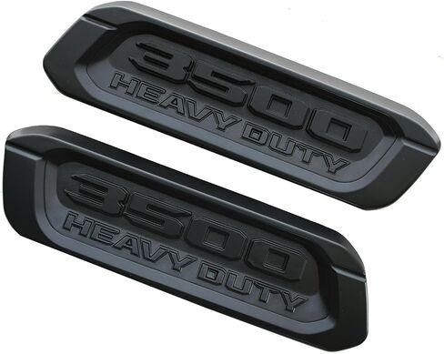 2Pack جديد 3500 شعار ثقيل الجهة اليسرى شارات ثلاثية الأبعاد بديل أسود للغطاء 3500 (كروم) in Kuwait
