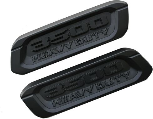 2Pack جديد 3500 شعار ثقيل الجهة اليسرى شارات ثلاثية الأبعاد بديل أسود للغطاء 3500 (كروم) in Kuwait