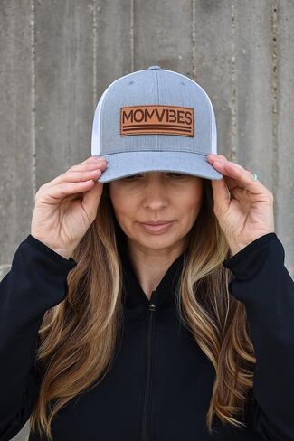 MomVibes - Curved Bill Trucker Snapback in Saudi Arabia