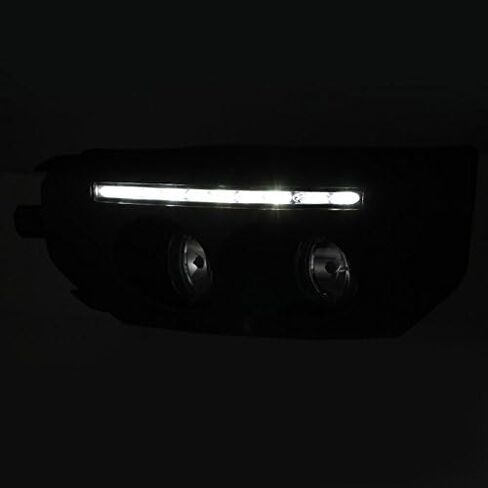 AKKON - For Toyota FJ Cruiser Black Bezel LED DRL Daytime Running Strip Fog Light W/Switch + Bulbs in Saudi Arabia