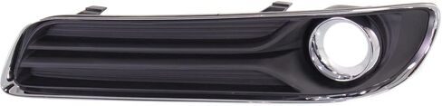 Garage-Pro Front Fog Lamp Molding Compatible with 2011-2014 Chrysler 300 Set of 2 Passenger and Driver Side Black with Chrome Trim with ACC in Saudi Arabia