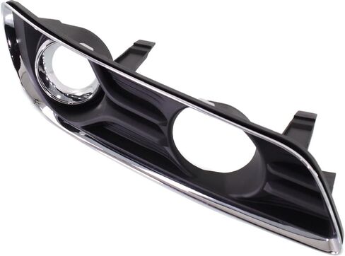 Garage-Pro Front Fog Lamp Molding Compatible with 2011-2014 Chrysler 300 Set of 2 Passenger and Driver Side Black with Chrome Trim with ACC in Saudi Arabia