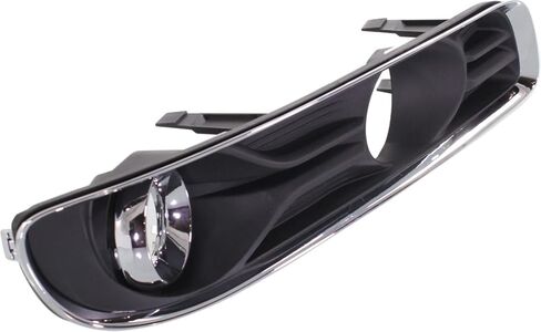 Garage-Pro Front Fog Lamp Molding Compatible with 2011-2014 Chrysler 300 Set of 2 Passenger and Driver Side Black with Chrome Trim with ACC in Saudi Arabia
