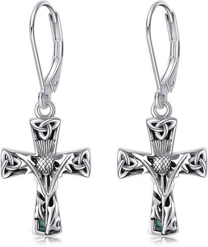 الاسكتلندية ثيتل/اليعسوب/الأزرار/Angel Wings 925 Sterling Silver Dangle Earn in Saudi Arabia