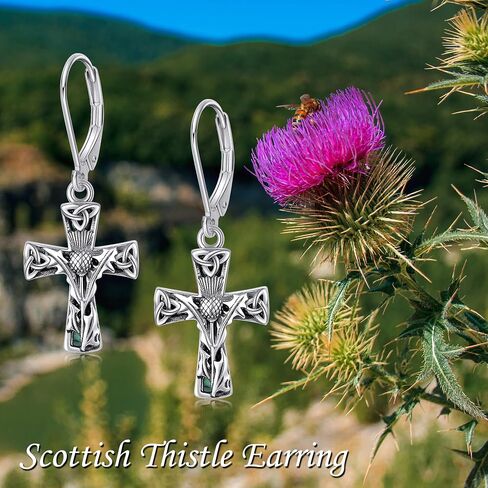الاسكتلندية ثيتل/اليعسوب/الأزرار/Angel Wings 925 Sterling Silver Dangle Earn in Saudi Arabia