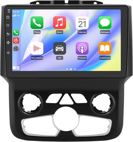 ستيريو Radio Android 13 Car لـ Dodge RAM 2013-2019 1500 2500 3500 بنيت في CarPlay/Android Auto 9 بوصة وحدة 2G RAM 32G ROM مع DSP BT GPS FM WIFI AC in Kuwait