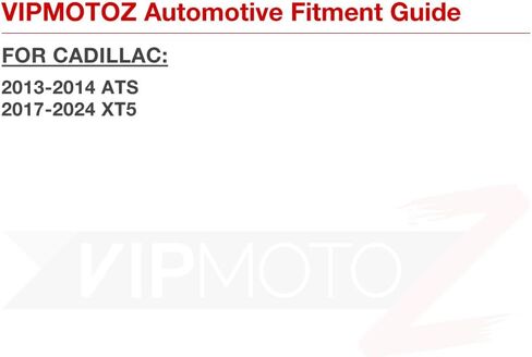 VIPMOTOZ الأمامي أمبر LED LED Marker Lamps متوافقة مع 2013-2014 CADILLAC ATS 2017-2022 in Saudi Arabia