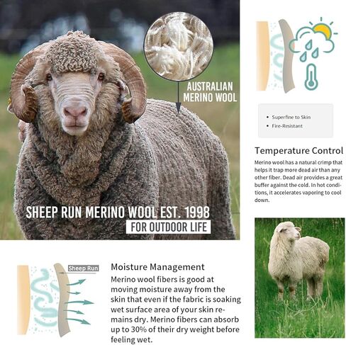 SHEEP RUN 100% Merino Wool Tank Top Men's Lightweight Wicking Breathable Workout Activewear Shirt in Saudi Arabia