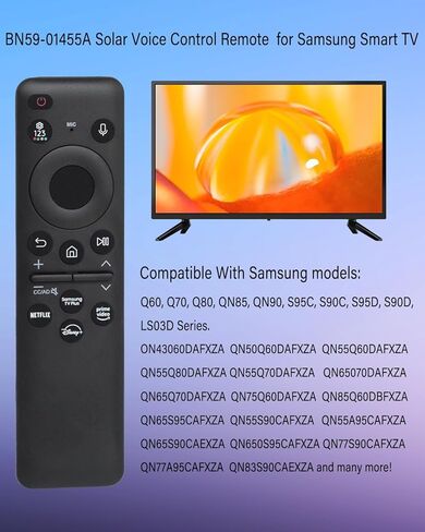 BN59-01312A Voice Universal Remote Control Replacement， for Samsung Smart TV Remote Control. for 2018-2024 Smasung Smart TV The Frame Crystal UHD Neo QLED 4K 8K in Saudi Arabia