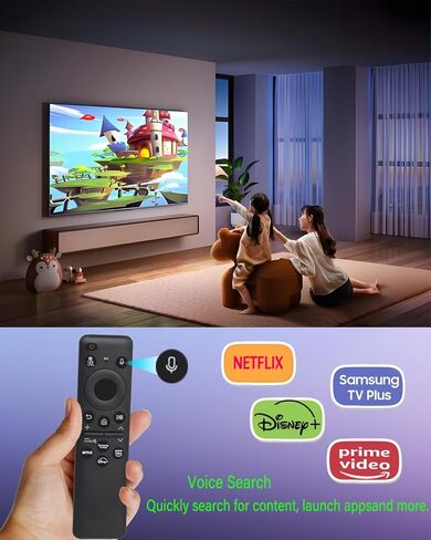 BN59-01312A Voice Universal Remote Control Replacement， for Samsung Smart TV Remote Control. for 2018-2024 Smasung Smart TV The Frame Crystal UHD Neo QLED 4K 8K in Saudi Arabia
