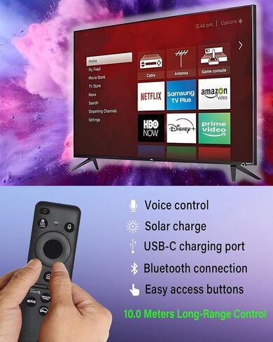 BN59-01312A Voice Universal Remote Control Replacement， for Samsung Smart TV Remote Control. for 2018-2024 Smasung Smart TV The Frame Crystal UHD Neo QLED 4K 8K in Saudi Arabia