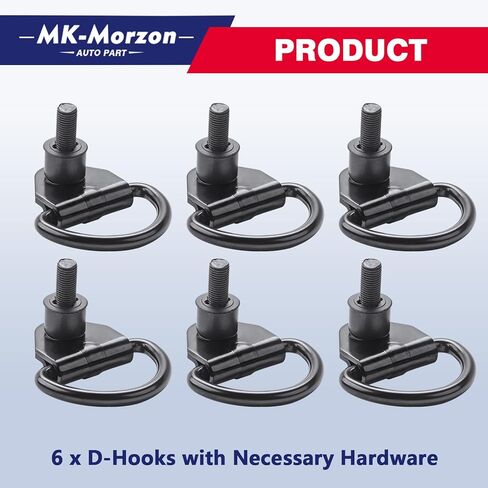 ربط البضائع لأسفل ، 6pcs البضائع السوداء الثقيلة للخدمة الصلب D متوافقة مع 2015-2023 Ford Transit 150 250 350 استبدال#BK21-V550A74-AD BK21V550A74AD in Kuwait