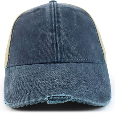 Armycrew Distressed and Torn Pigment Dyed Mesh Back Cap in Saudi Arabia