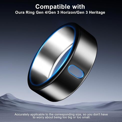 3 Pack Cover Compatible with Oura Ring Gen 4/Oura Ring Gen 3/3 Horizon, Surport Charging with Cover on, Anti-Scratch TPU Protector for Men Women Workout Gym in Saudi Arabia