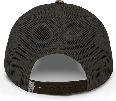 Drake Waterfowl Men's Drake X Lost Sa7age 7 لوحة Cap DW0227 W/Flat Bill ، شبكة تنفس الظهر ، الظهر القابل للتعديل ، OSFM in Kuwait