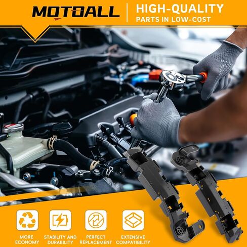 MOTOALL 71198T7AJ00 Front Bumper Bracket Support Holder 2 pcs Left & Right Side Fit for HR-V 2016-2021 Replaces# 71193-T7A-J00 in Saudi Arabia