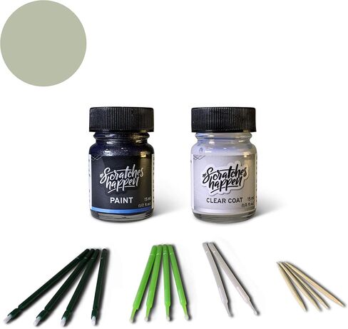Scratcheshappen Match Match Up Paint Kit - Seafrost (MDV/1860) لـ Jaguar - أساسي (الطلاء + معطف واضح) in Saudi Arabia