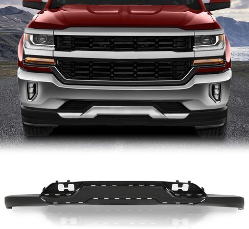 G-Plus الأمامي المصد الأمامي أقل متوافق مع 2016 2017 2018 Chevy Silverado 1500/2019 Silverado 1500LD Synsured W/Tow Hook Hopes 84029773 ، GM1015134C in Saudi Arabia