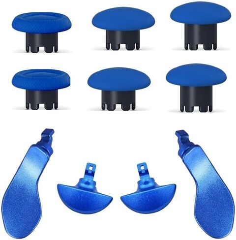 10-in-1 أغطية الإبهام والمجاذيف الخلفية لوحدة التحكم في حافة Dualsense PS5 ، 6pcs الإبهام بديل 4pcs المجاذيف الخلفية لوحدة تحكم حافة PS5 Dualsense (أخضر) in Kuwait