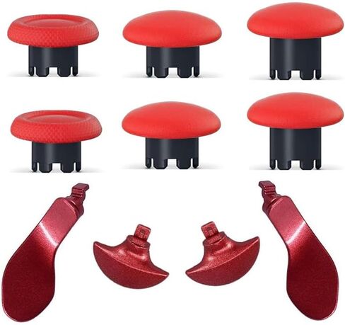 10-in-1 أغطية الإبهام والمجاذيف الخلفية لوحدة التحكم في حافة Dualsense PS5 ، 6pcs الإبهام بديل 4pcs المجاذيف الخلفية لوحدة تحكم حافة PS5 Dualsense (أخضر) in Kuwait