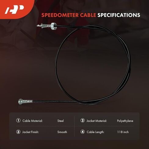 A-Premium 66 inch Speedometer Cable Compatible with Toyota MR2 1991 1992 1993 in Saudi Arabia