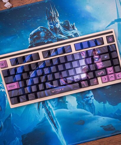 World of Warcraft Azeroth Gaming Mouse Pad, Computer Mouse Mat, Flat Stitched Edge, Non-Slip Rubber Base, Gamers & Office Use, 35 x 16 - Officially Licensed in Kuwait