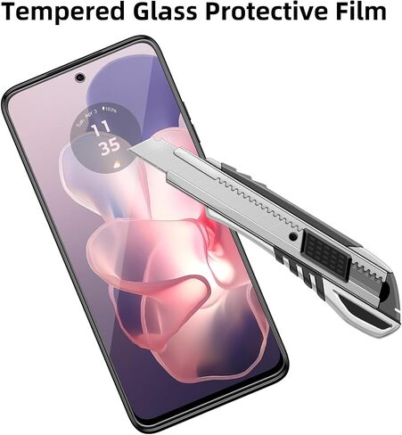 [4 Pack Glass Screen Protector Compatible for Motorola Moto G Power (2022) / XT2165 [9H Hardness]-HD Screen Tempered Glass, Scratch Resistant,Easy Install [Case Friendly] in Saudi Arabia