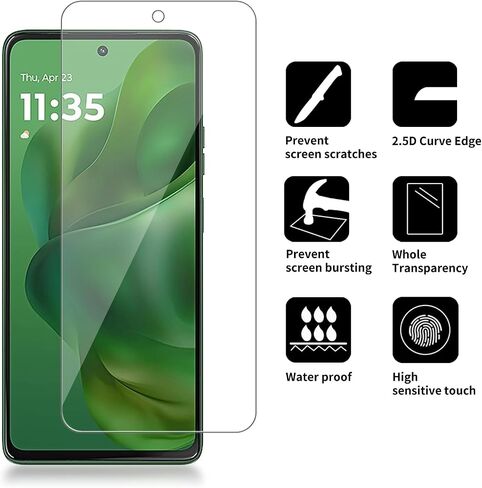 [4 Pack Glass Screen Protector Compatible for Motorola Moto G Power (2022) / XT2165 [9H Hardness]-HD Screen Tempered Glass, Scratch Resistant,Easy Install [Case Friendly] in Saudi Arabia