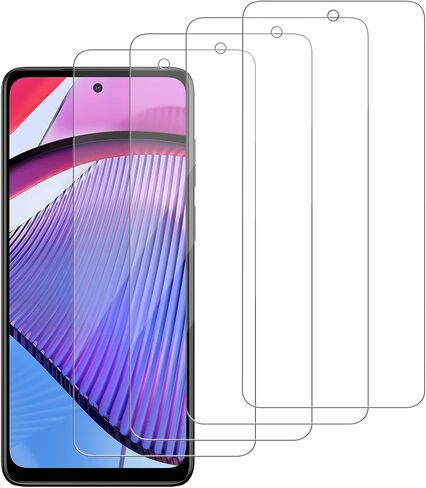 [4 Pack Glass Screen Protector Compatible for Motorola Moto G Power (2022) / XT2165 [9H Hardness]-HD Screen Tempered Glass, Scratch Resistant,Easy Install [Case Friendly] in Saudi Arabia