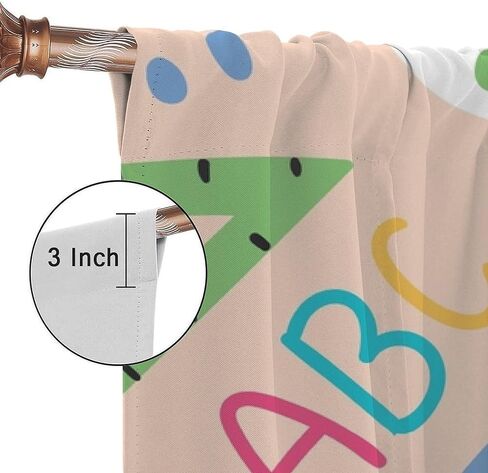 Classroom Curtains, Science Classroom Decor, Classroom Curtains for Shelves, Classroom Curtains Painting Curtains White Curtains for Classroom Kids Bedroom W42xL45 inches Décor in Saudi Arabia