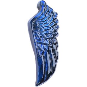 Natural Labradorite Crystal Love Wings Statue 1.96" Carved Healing Crystal Gemstone Carving Stone Festive Day Decoration Reiki Energy Meditation Healing Home Ornament DIY in Kuwait