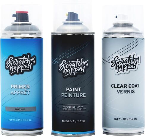 طلاء رذاذ Scratcheshappen دقيق - Lightning Blue Metallic (N6/M7365a) لـ Ford - المفضل (Paint + Clear Coat + Primer) in Saudi Arabia