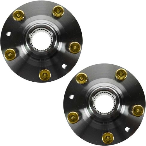 TRQ Wheel Hub سائق أمامي الجانب الأيسر والركاب الجانب الأيمن 2 قطعة لعام 2004 2005 Honda Civic SI 2002 2003 2004 2005 2006 Acura RSX Model in Saudi Arabia
