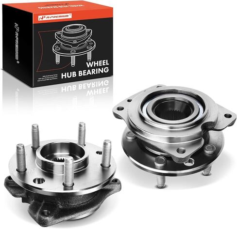 A-Premium 2 X Bront Wheel Bearing and Hub Assembly مع 5-Lug متوافق مع Buick & Chevrolet & Pontiac & Oldsmobile-1988-2001-Regal Lumina Monte Carlo Grand Prix Supreme in Saudi Arabia