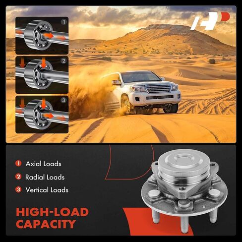 A-Premium الخلفي محمل وتجميع المحور مع 6-lug متوافق مع شيفروليه ترافيرس 18-22 ، GMC Acadia 17-22 ، بويك جيب 18-22 ، كاديلاك XT5 17-22 ، XT6 20-22 ، FWD فقط in Saudi Arabia