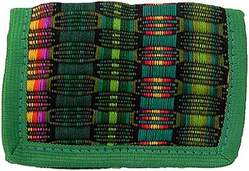 Mia Jewel Shop Multicolored Multicolored Striped Slim Trifold Wallet محفظة عملة مع فتحات بطاقات - حقائب للجنسين للجنسين الأزياء المصنوعة يدويًا. in Kuwait