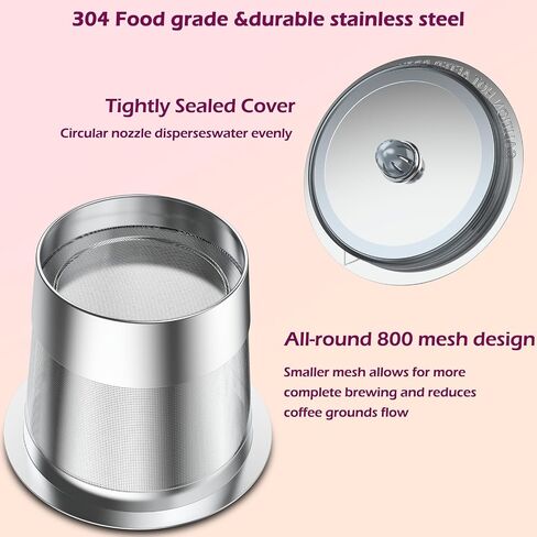 Reusable K Cups for K-eurig，Silicone Gaskets for Stainless Steel KCup Lid, Gasket Ring Replacement Silicone Seals (8 Pack) in Kuwait