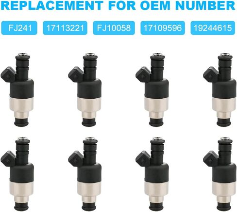 JDMON Fuel Injectors Compatible with GMC B7, Savana 3500, P3500,Chevy Express 3500, B7, P30, C2500, C3500, C6500 & C7500 Kodiak, K2500, K3500, V8 7.4L 1996-2000 Replacement for FJ241 FJ10058 in Saudi Arabia