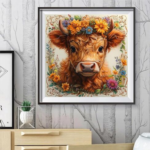 مجموعات فنية الماس IJBNHD 5D للبالغين كات باو الماس الماس للبالغين ، جولة كاملة عن الحفر الماسي صور الفن الجوهري للبالغين ديكور المنزل 14x14in in Kuwait