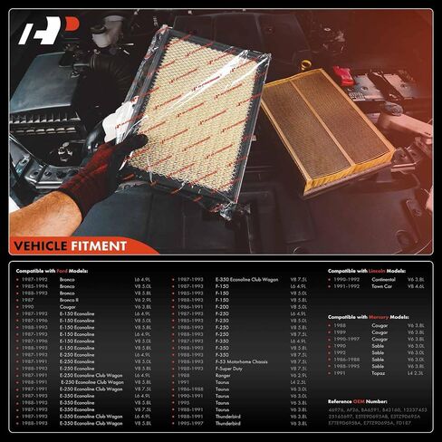 A-Premium Engine Crank Crank Crank Filter متوافق مع Ford F-150 ، F-250 ، F-350 ، Taurus ، E-150 E-25 in Saudi Arabia