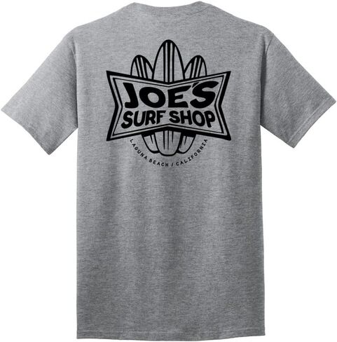 JOES SURF SHOP Men's Surfboards Logo Heavyweight Cotton Tees in Kuwait