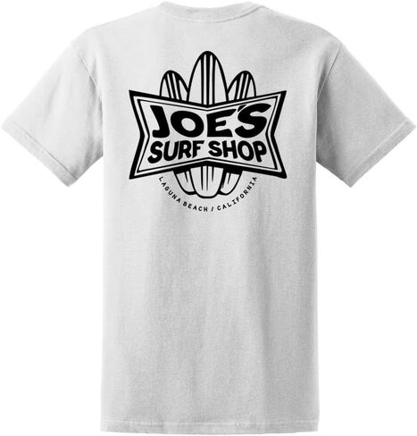 JOES SURF SHOP Men's Surfboards Logo Heavyweight Cotton Tees in Kuwait
