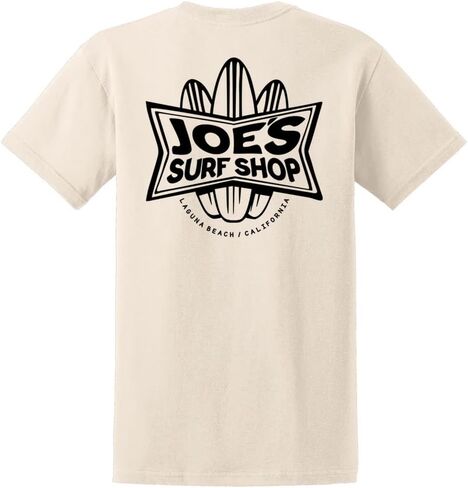 JOES SURF SHOP Men's Surfboards Logo Heavyweight Cotton Tees in Kuwait