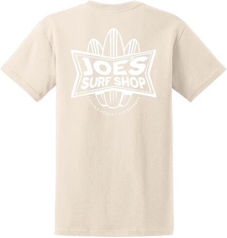 JOES SURF SHOP Men's Surfboards Logo Heavyweight Cotton Tees in Kuwait