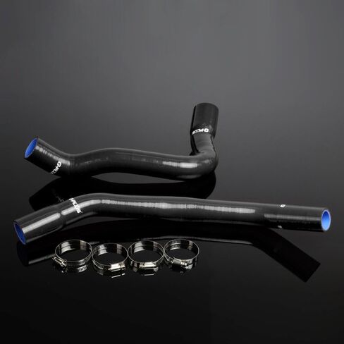 PIT66 Silicone Coolant Radiator Hose Kit,Compatible with 82-92 Chevy Camaro/Firebird Trans AM V8 Red with Clamps in Saudi Arabia