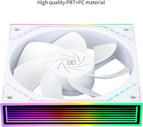 Thermalright TL-M12R 120mm ARGB CPU Fan, with 1500RPM Speed, Black Computer Case Cooling, Quiet 4pin PWM PC Inverted Fan, CPU Cooler,ARGB Light Effect with Infinite Mirrors on Both Sides in Saudi Arabia