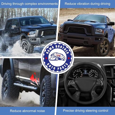 4pcs ذراع التحكم السفلي العلوي الأمامي مع جلبة RK641867 RK641927 استبدال 2006-2008 Dodge RAM 1500 (Mega Cab 8 Lug 4 WD) 2003-2009 Dodge RAM 2500 2003-2010 DODGE RAM 3500 in Saudi Arabia