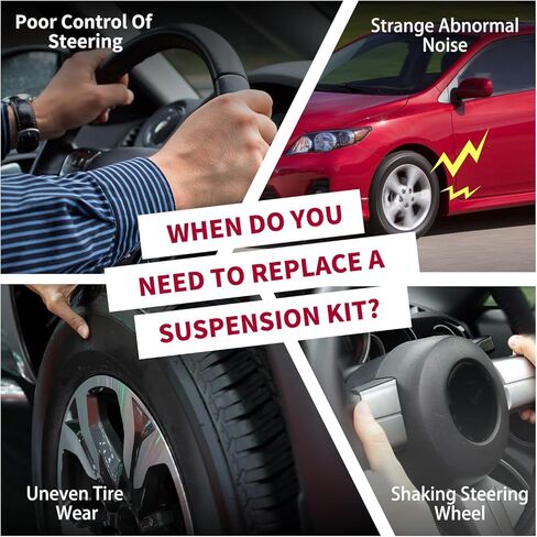 أذرع التحكم السفلى من الأمام مع قضبان التعادل في مفصل الكرة البارز تعليق مجموعة التعليق لتويوتا سيينا 2011-2020 in Kuwait