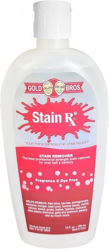 Stain Remover, Effectively Eliminates Stains from Wine, Berries & Blood on Fabrics, Carpets, Upholstery & Jewelry, Dye-Free, Bleach-Free, Made in USA, 2 fl. oz. (6 Pack) with a Flip-Top Cap in Kuwait